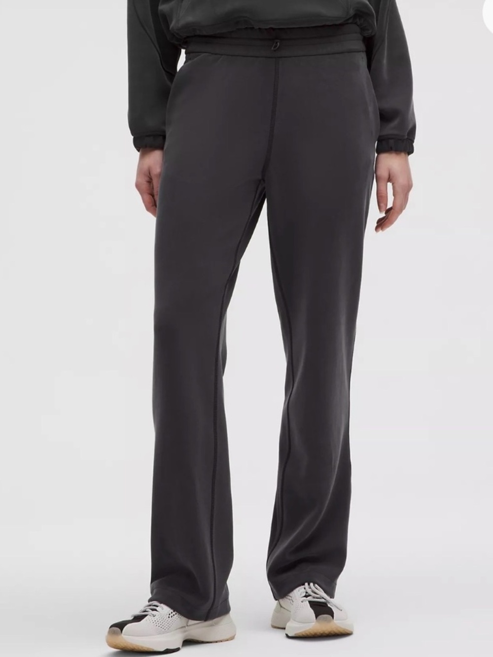 Lululemon Softstreme High-Rise Pant Straight Leg in Dark Grey Size 8 Never Worn